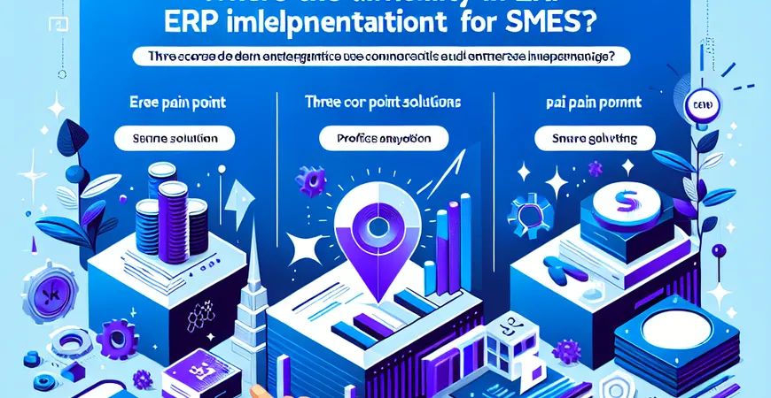 中小企业 ERP 实施难在哪？3 个核心痛点破解法